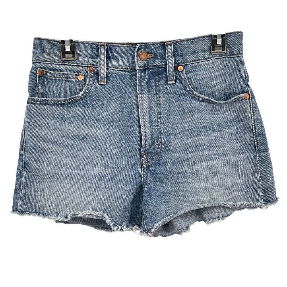 Madewell The Perfect Jean Short in Balsam Wash: Tencel Denim Edition Size 27